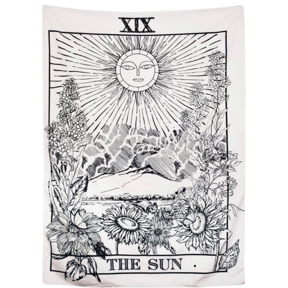 Tarot Medieval Sun Vintage/Antique European Wall Divination Art Decoration - Picture 7 of 7